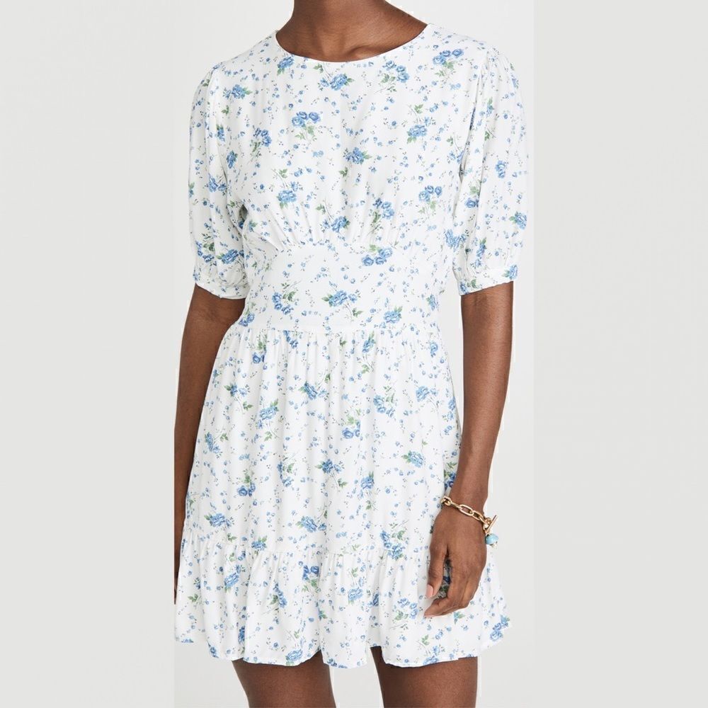 FAITHFULL THE BRAND Desmond Mini Dress Astoria Floral Print